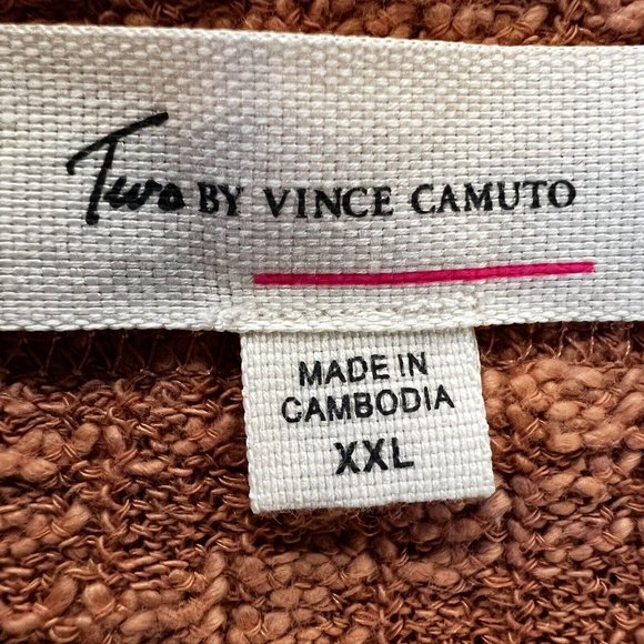 Turo By Vince Camuto Cardigan Sweater Women's Size XXL Button Front Textured 2XL - Picture 14 of 15